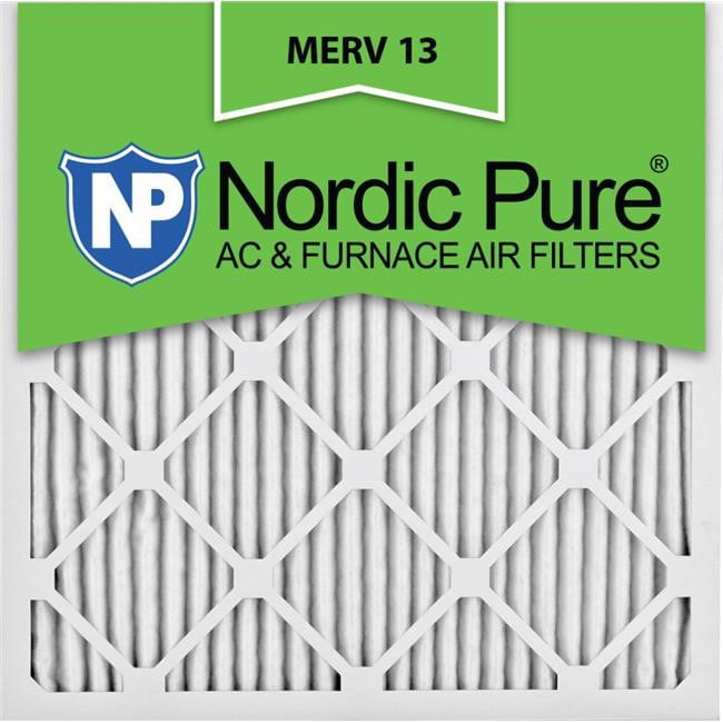Nordic Pure 22x22x1 MERV 13 Pleated AC Furnace Air Filters 6 Pack