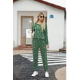 thumbnail image 6 of MINTREUS Womens Pajama Set Long Sleeve Sleepwear Nightwear Soft Pjs Lounge Sets With Pockets, 6 of 7
