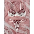 thumbnail image 2 of Lingerie Set Red Floral, 2 of 4