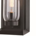 thumbnail image 4 of Vaxcel Pullman 1 Light Black Modern Industrial Outdoor Wall Sconce Clear Glass, 4 of 8