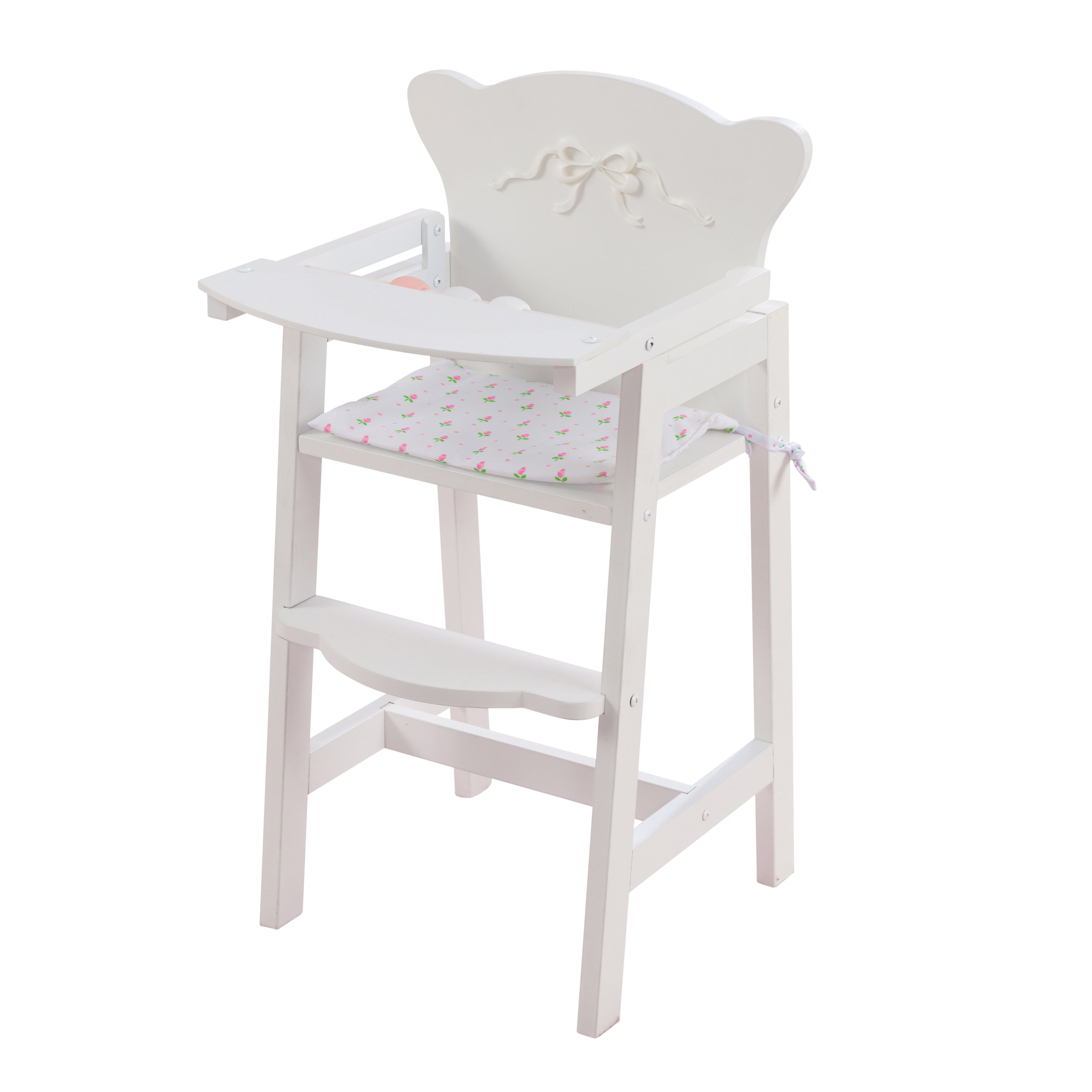 badger basket white doll high chair
