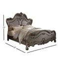 thumbnail image 5 of ACME Versailles Wooden Queen Panel Bed in Antique Platinum and Silver, 5 of 6