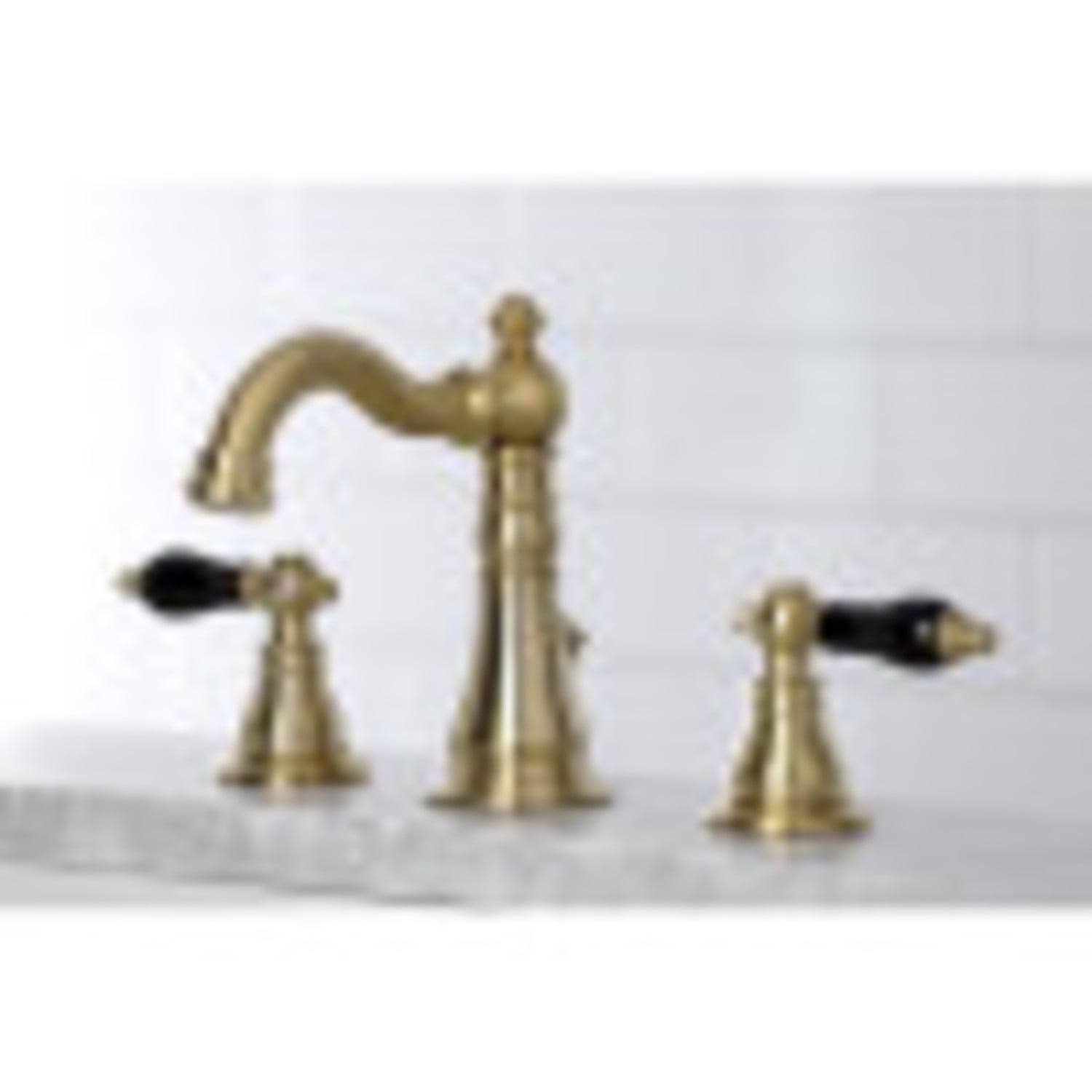 Fauceture FSC1973AKL Duchess Widespread Bathroom Faucet with Retail Pop-Up, Brushed Brass