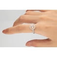 thumbnail image 4 of Gin & Grace 14KT Two Tone Gold Genuine Round-cut Morganite and Diamond Ring, 4 of 6