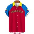 thumbnail image 3 of Camisas con estampado 3D de banderas de países para hombres, ropa de moda, blusas gráficas de nación simples, ropa de calle, blusas de vacaciones de manga corta para hombres, 3 of 5