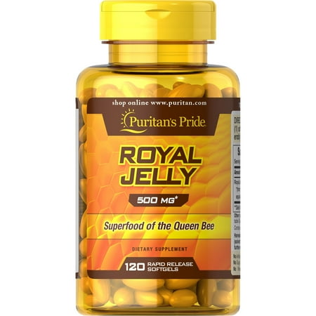 Puritan's Pride Royal Jelly Soft Gels, 500 mg, 120 ct
