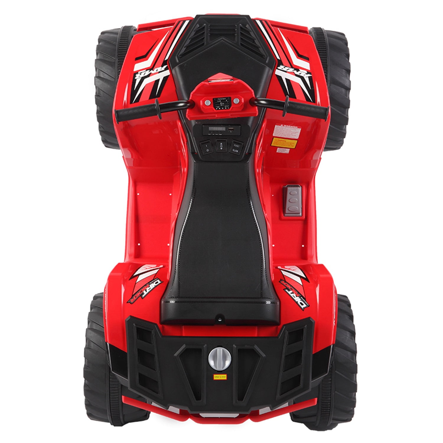 CIPACHO 12V ALL Terrain Vehicle Dual Drive Battery Kids Ride On Cars without Remote Control with Slow Start, Red CIPACHO 12V ALL Terrain Vehicle Dual Drive Battery Kids Ride On Cars without Remote Control with Slow Start, Red