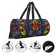 thumbnail image 3 of Easygdp Colorful Floral Bolsa de Viaje, Bolsa de Mano, Bolsa de Gimnasio, Bolsa de Equipaje para Viaje, 3 of 6