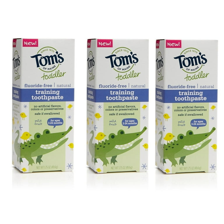 Tom's of Maine Toddler Training Toothpaste, Mild Fruit, oz