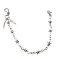 thumbnail image 2 of QualitChoice Gothic Hip Hop Punk Trousers Jeans Cuban Wallet Chain Key Silver Link Purse, 2 of 6