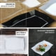 Efavormart Set of 10 - 12" Black Disposable Plastic Rectangular Serving ...