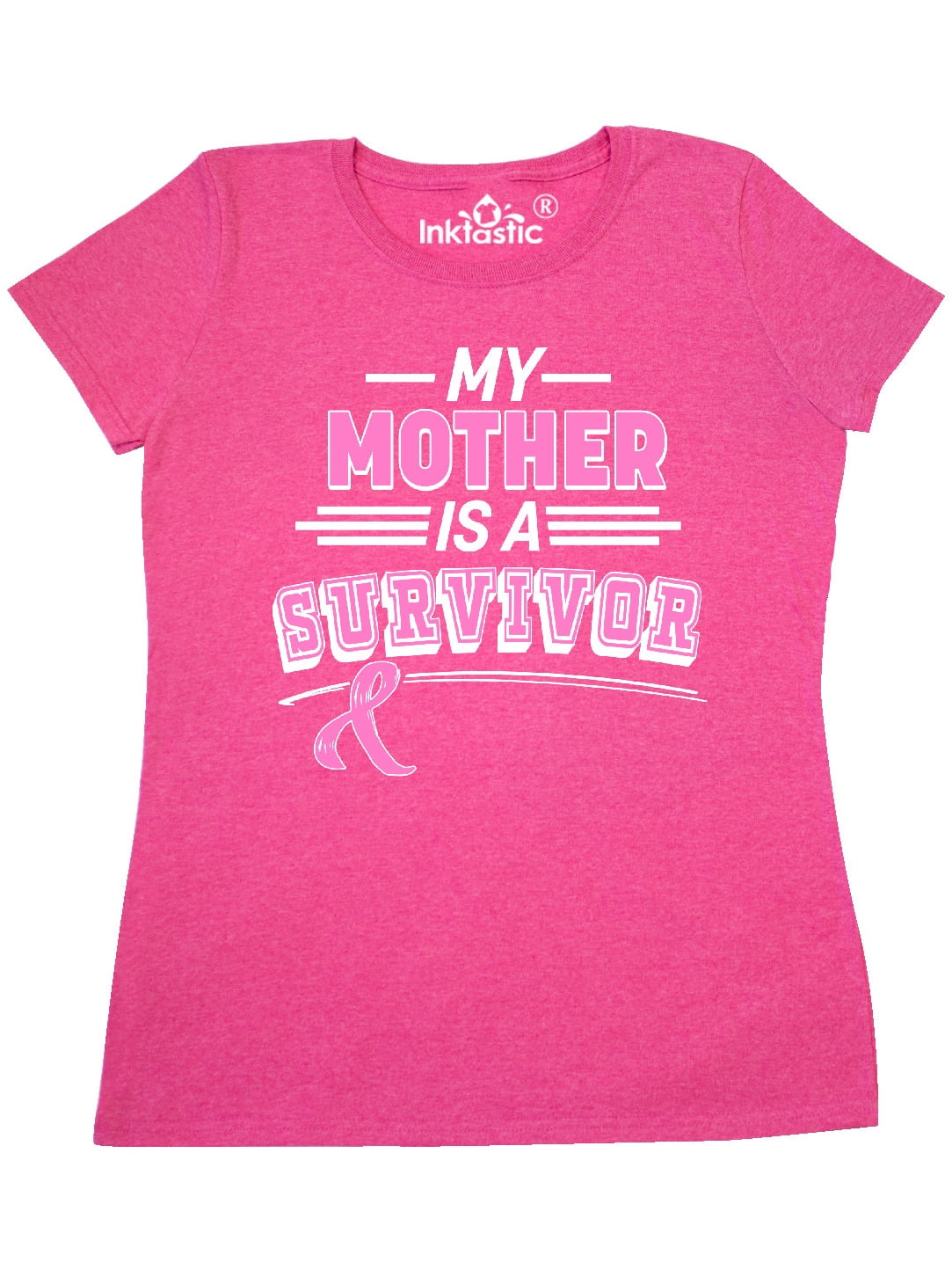 INKtastic - My Mother is a Survivor Breast Cancer Awareness Women's T ...