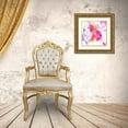 thumbnail image 3 of LightBoxJournal 12x12 Gold Ornate Wood Framed with Double Matting Museum Art Print Titled - Painted Pink fox, 3 of 4