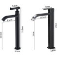 thumbnail image 2 of Grifo para lavabo de sobre encimera de agua fría simple (sin manguera de entrada) - redondo, 2 of 4