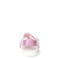 thumbnail image 3 of Wonder Nation Baby Girls Double Band Footbed Sandals, 3 of 5