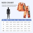 thumbnail image 4 of Balery Cozy Knitting Llama Pijama para Hombre de Dos Piezas con Manga Larga, Conjunto de Dormir y Descanso Suave con Bolsillos-Large, 4 of 7