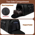 thumbnail image 4 of Bolsa de ropa ITIEZY Premium Travel de piel sintética impermeable, 4 of 5