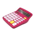 thumbnail image 2 of 12 Digit Desk Calculator Large Buttons Financial Business Accounting Tool(rose Red), 2 of 5