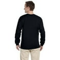 thumbnail image 2 of The Gildan Adult Ultra Cotton 6 oz Long Sleeve T-Shirt - BLACK - 2XL, 2 of 2