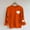 Orange, variant on Dolkfu Green Holiday Shirts for Women Heart Print Valentines Oversized Tops Pullover Crewneck Tops for Women 2025 L