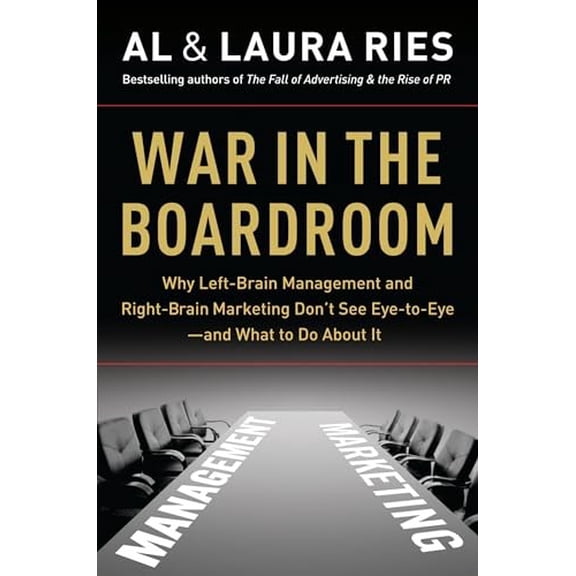 Pre-Owned War in the Boardroom: Why Left-Brain Management and Right-Brain Marketing Don't See Eye-to-Eye--and What to Do About It Hardcover