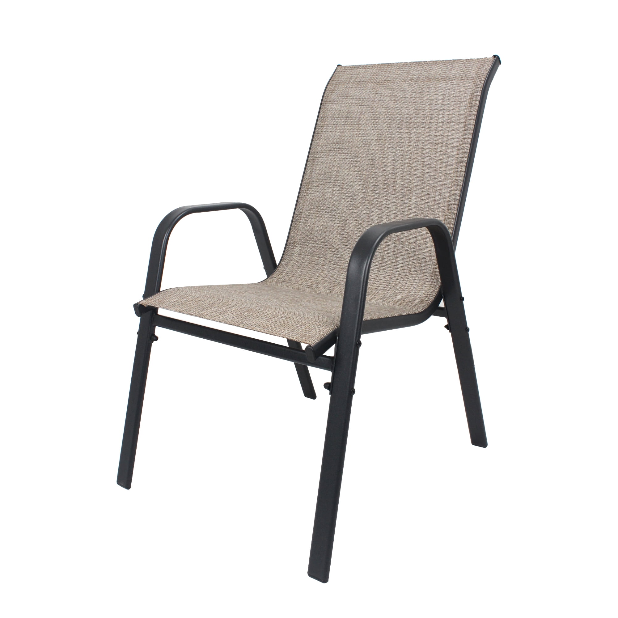 Leumius Patio Dining Chairs Set of 6, Textilene Outdoor Dining Chairs,Stackable & Heavy Duty for Patio, Garden, Banquet Hall