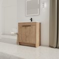 thumbnail image 2 of 30" Freestanding Bathroom Vanity with White Ceramic Sink & 2 Soft-Close Cabinet Doors, 2 of 9