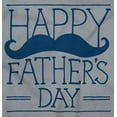thumbnail image 2 of Happy Father's Day Dad Mustache Men's Graphic T Shirt Tees Brisco Brands X, 2 of 6