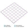 thumbnail image 3 of Unique Bargains 14x14" Wire Grid Panel, 1 Pack Metal Mesh Wall Decor Decorative Panels Board Photo Display Hanging, Purple, 3 of 5