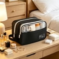 thumbnail image 4 of Fmbmuo Travel Cosmetic Storage , Reusable Waterproof Makeup Organizer Bag Multifunctional Zipper Toiletry Case For Travel Daily Use, 4 of 7