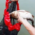 thumbnail image 3 of Folding Fish Net Bag Outdoor Drawstring Live Fish Catching Netting Fishes Holding Bag Portable Fishing Meshes Bags, 3 of 9