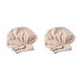 thumbnail image 2 of Bearachild Toalla de secado de cabello absorbente de agua para mujer, gorro de baño ajustable portátil, gorro de ducha de estilo informal con Tipo 5 2Conjunto, 2 of 6
