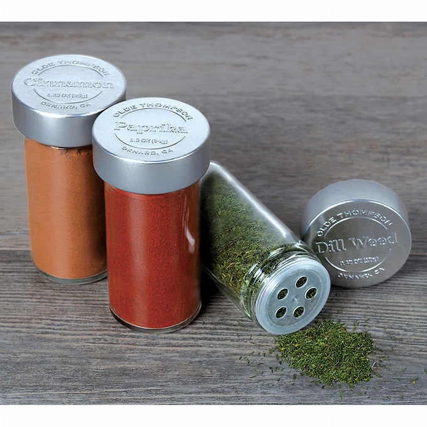 Thompson Small Glass Jar Seasonings