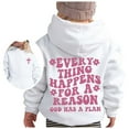 thumbnail image 1 of Sweat à Capuche Décontracté à Manches Longues et Col Rond Imprimé Lettre pour Filles Automne et Hiver, 1 of 5