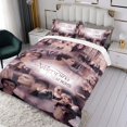 thumbnail image 3 of Diarios de un Vampiro Conjunto de sábanas temático, trío de piezas, cómodo y amigable con la piel, diseño único, regalo de decoración para el hogar para familiares, amigos y fans,173cm *218cm, 3 of 6