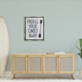 thumbnail image 2 of Stupell Paddle Your Cares Away Boating Phrase Landscape Painting Gray Floater Framed Art Print Wall Art, 2 of 6
