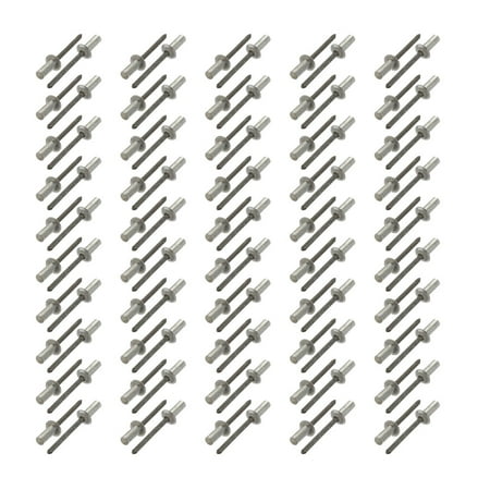 

Tasharina 5mmx13mm Aluminum Round Dome Head Closed End Blind Rivets Fastener 100 Pcs