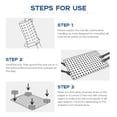 thumbnail image 3 of Harigal Office Chair Mat for Carpet Floors, 36x48 Heavy Duty Computer Chair Mat for Rolling Work, Clear, 3 of 11
