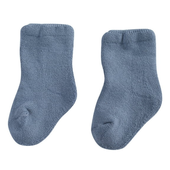 JAJAHO Baby Crew Socks Toddler Boys Girls Soft Lightweight Summer Breathable Solid Color Socks 0-36M Versatile Sock