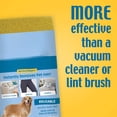 thumbnail image 3 of Pet hair remover, dog cat hair lifter sponge for furniture carpet bedding clothing, reusable pet hair cleaning tool, green, 3 of 6