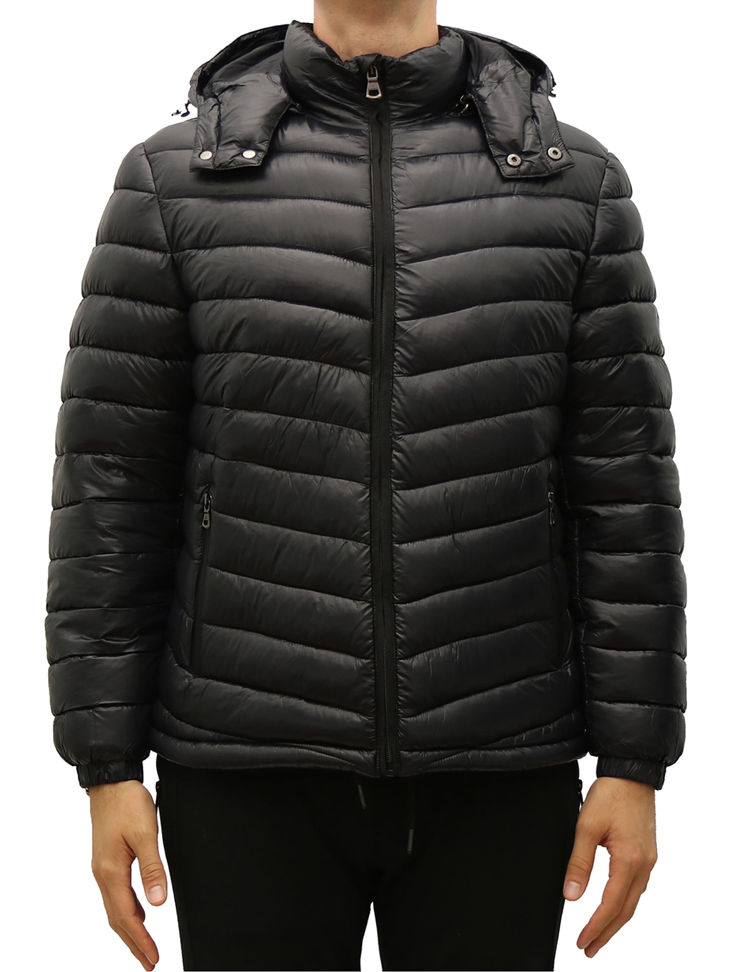 Men's Heavyweight Quilted Shell Hooded 