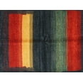 thumbnail image 1 of Ahgly Company Indoor Rectangle Contemporary Antique Bronze Green Abstract Area Rugs, Swatch Sample, 1 of 6
