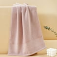 thumbnail image 2 of Large Cotton Bath Towel | 34x73 cm Oversized Sports Towel | Thick & Absorbent for Men & Women | Quick Dry Soft Bath Towels | 1 Piece, 2 of 6