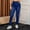 #206-Dark Blue, variant on Women's Slim High-Waist Cotton Jeans, Comfortable Fit with Stretch, for Casual Wear and Daily Use