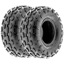 SunF ATV/UTV All Terrain Quad Mini Bike Tire 145/70x6 145/70-6(14x6-6) 6 PR Tubeless A015 (Set of 2)