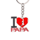 thumbnail image 1 of Belleza mujer bikini rojo El soporte del llavero de metal del llavero ama a papá, 1 of 3