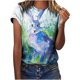 thumbnail image 4 of Tops de moda para mujer, divertidas camisetas informales holgadas con estampado, blusa, camisa estampada Fridja bn2019, 4 of 9