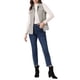 thumbnail image 2 of CHAQUETA SIN MANGAS CON CREMALLERA PARA MUJERES INSPIRADA EN CHIC, CHALECO UTILITARIO CON BOLSILLOS M GRIS, 2 of 6