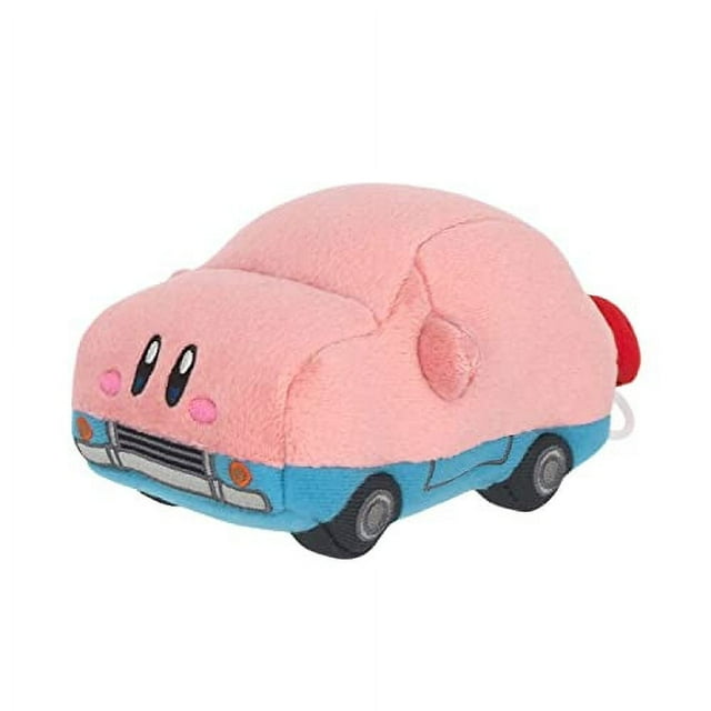 Sanei Boeki Kirby Discovery - Juguete de peluche para obstáculos de coche, juguete de toro, altura de 7 cm