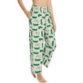 thumbnail image 2 of Balery Cartoon Crocodile print Women's Pajama Pants,Ultra Lightweight Pjs,Lounge Pant-Small, 2 of 9